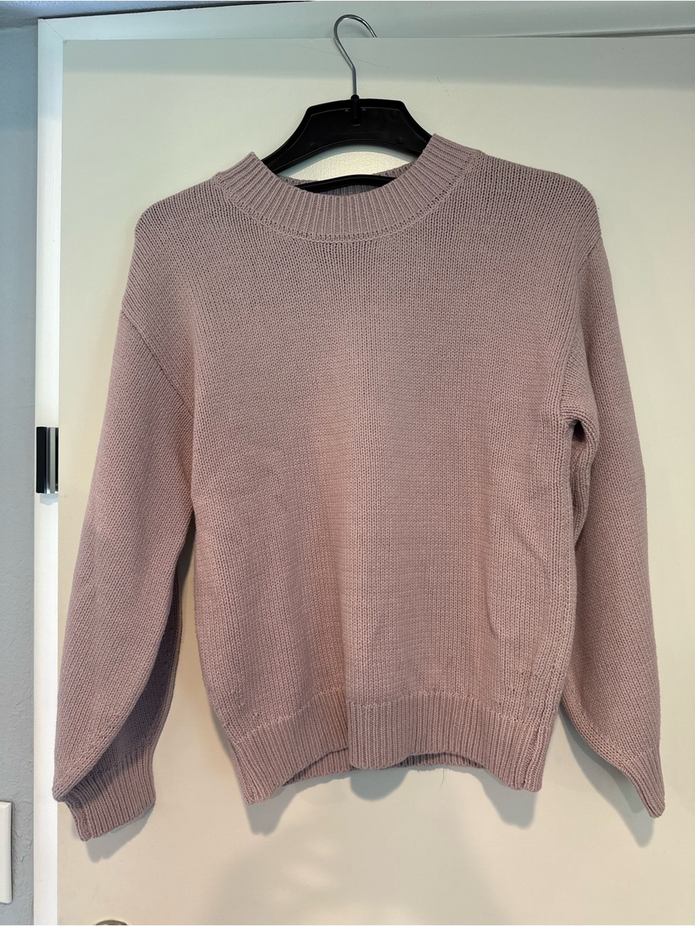 Everyday Crewneck Sweater in Dusty Mauve